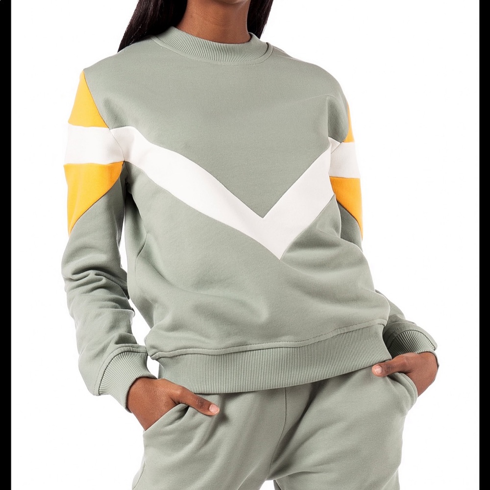 NA-KD Olive Crewneck
